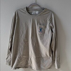 Dutch Bros Khaki Long Sleeve Tee